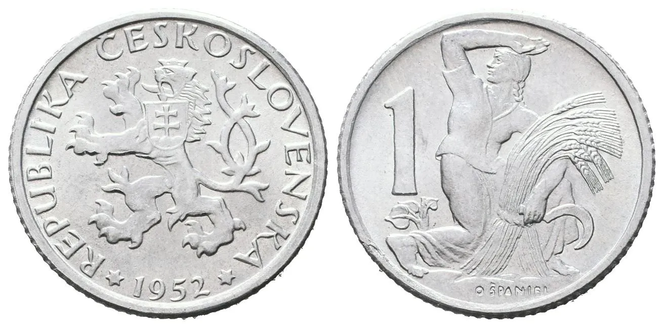 1 Koruna 1952