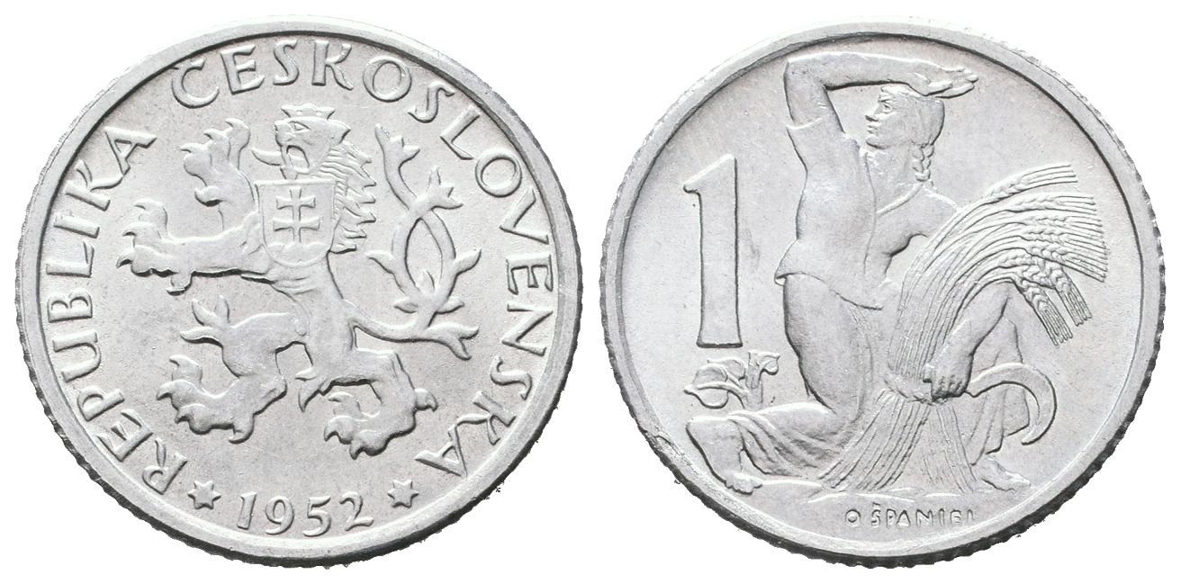 1 Koruna 1952