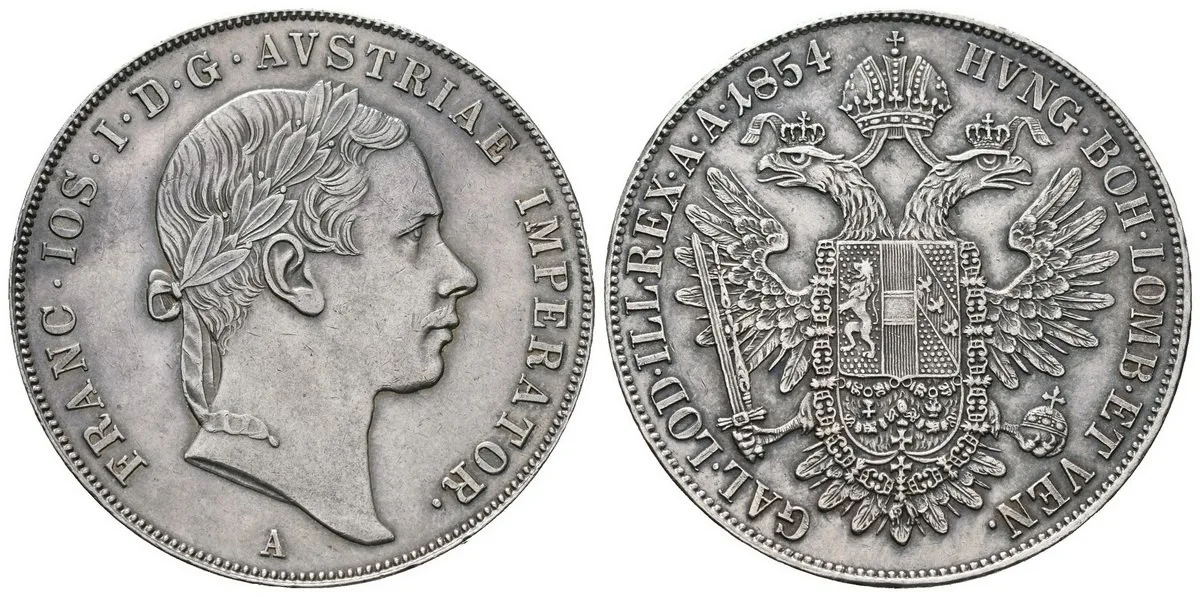Konvenční měna, 1848 - 1857 — 1