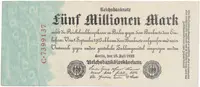 Německo, 5 Millionen Mark 1923, Ro.94