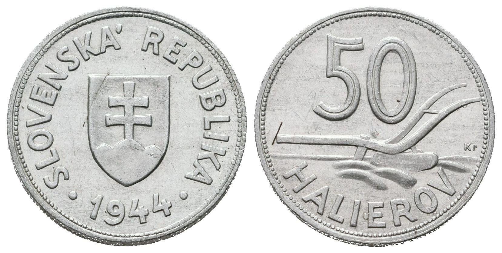 50 Haléř 1944, krásná zachovalost, vzácný