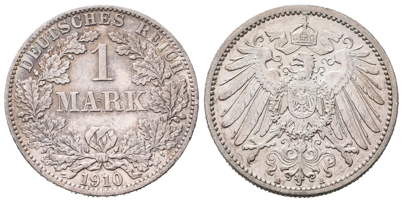Německé císařství, 1 Marka 1910 A