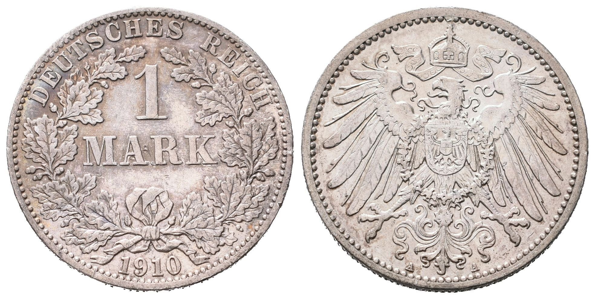 Německé císařství, 1 Marka 1910 A