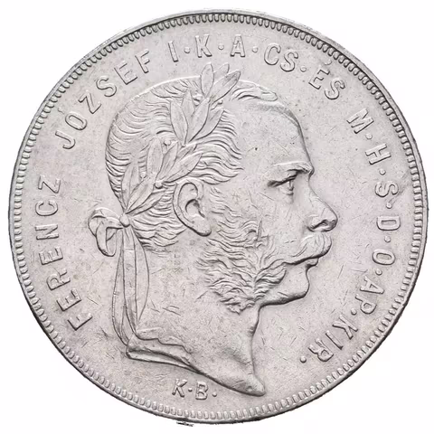Zlatník 1871 KB, patina, rysky a drobné hranky
