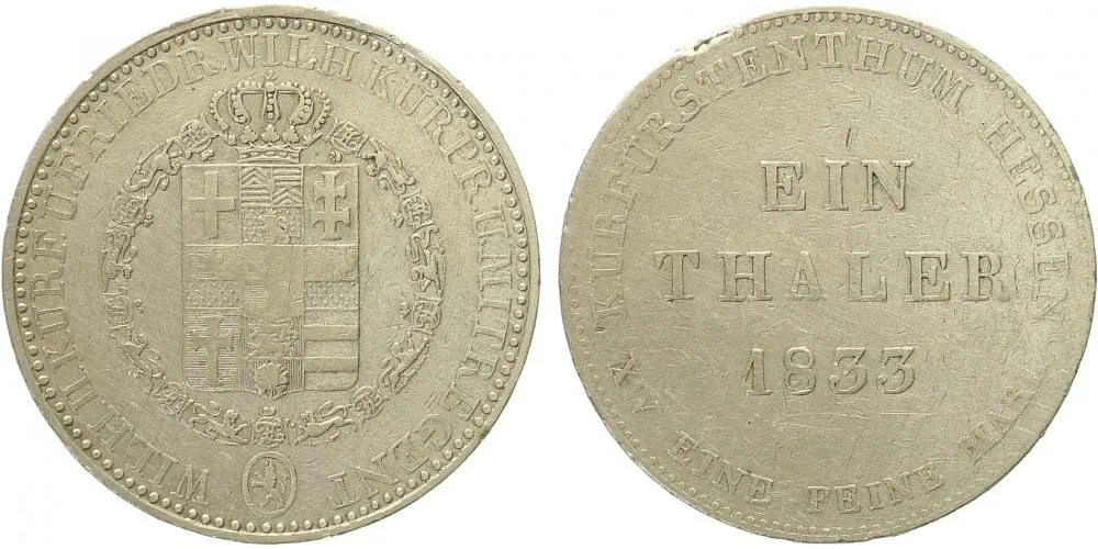 Hessen - Kassel, Wilhelm II., 1821 - 1847 — 1