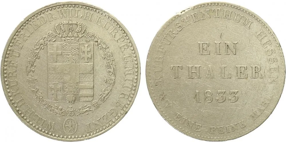 Hessen - Kassel, Wilhelm II., 1821 - 1847 — 1