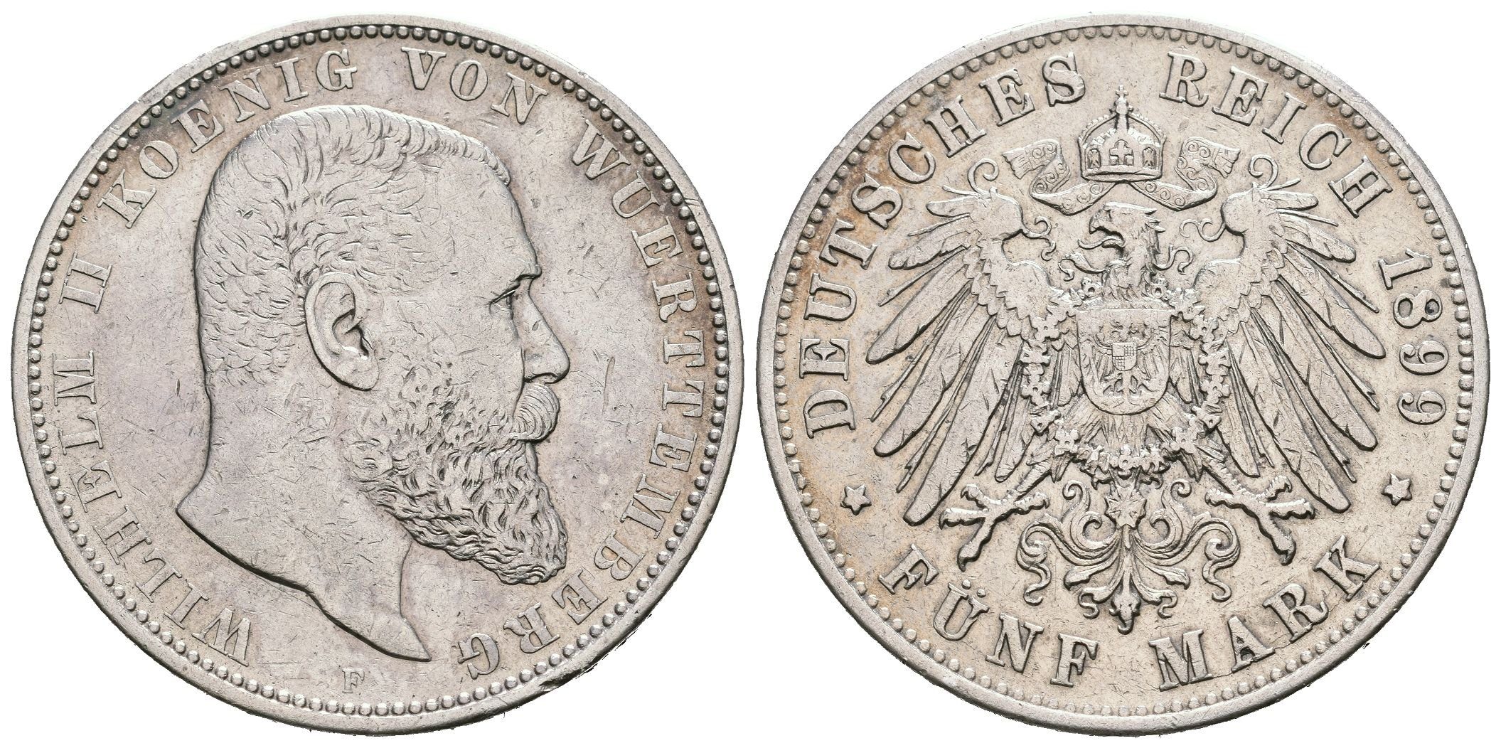 Württembersko, 5 Marka 1899