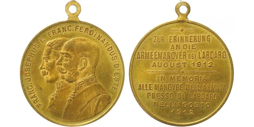 František Josef I., medaile vojenských manévrů — 1