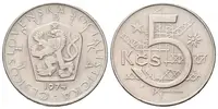 5 Koruna 1974, varianta B