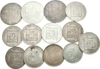 20 Koruna 1937 - Masaryk (2x), 1933, 10 Kč 1928 - Masaryk (2x), — 1