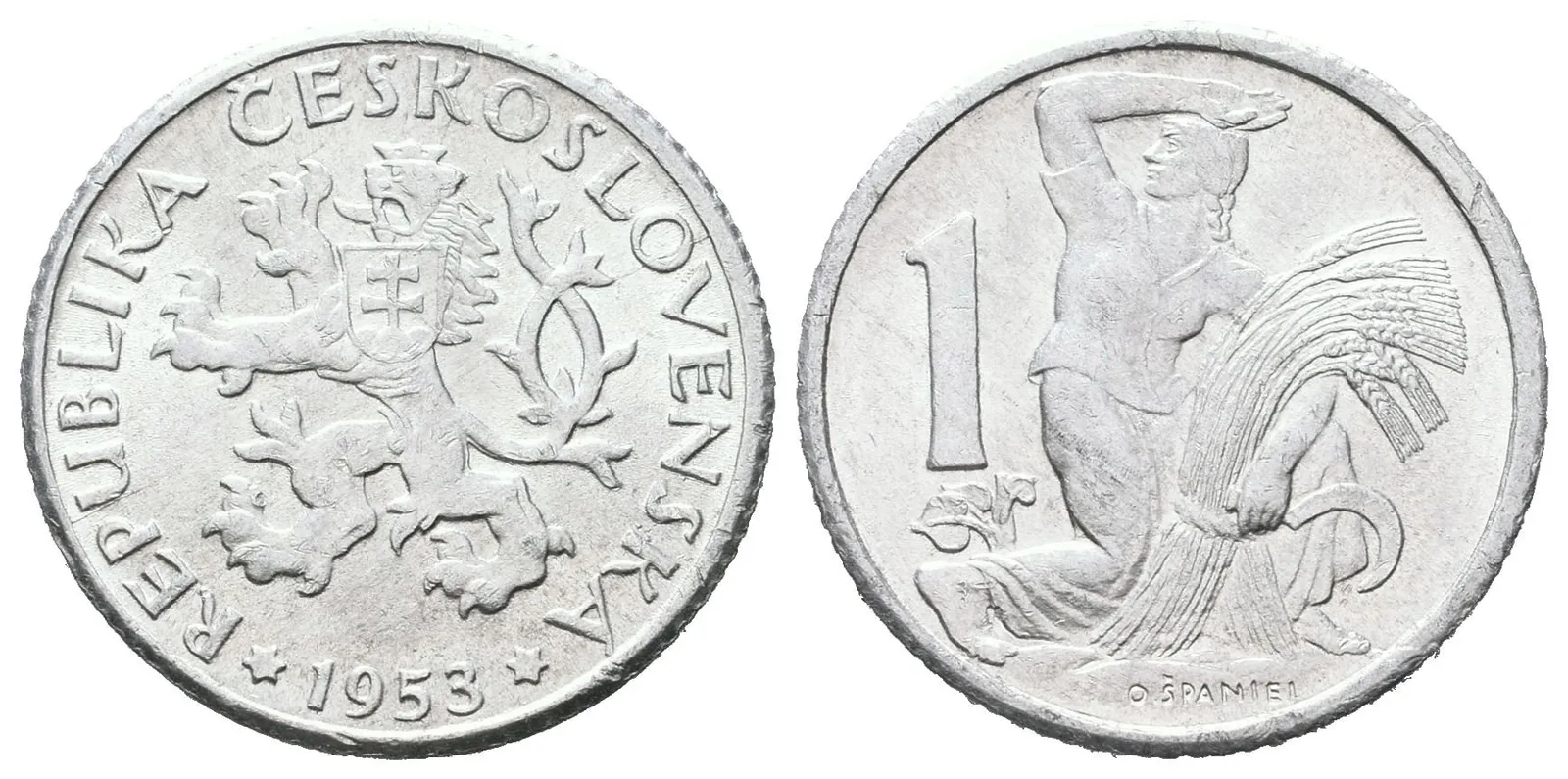 1 Koruna 1953