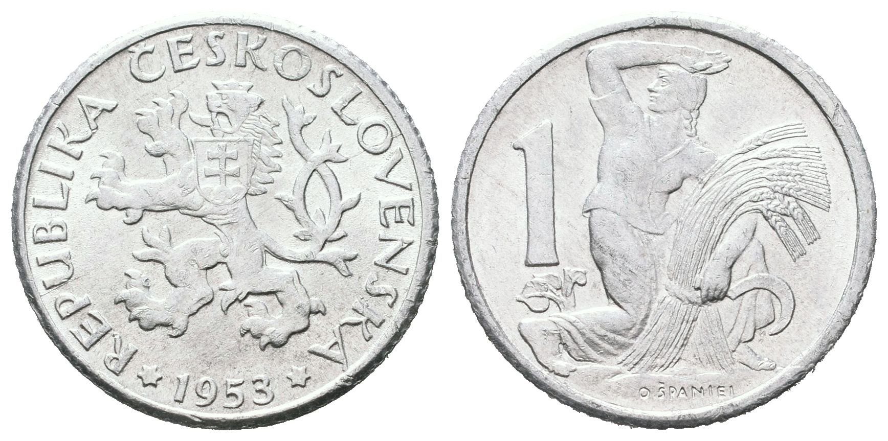 1 Koruna 1953