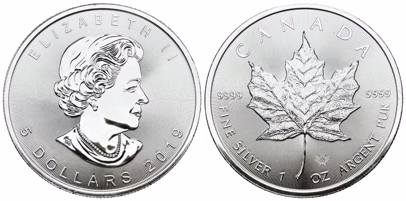Kanada, 5 Dollars 2019 - Maple Leaf