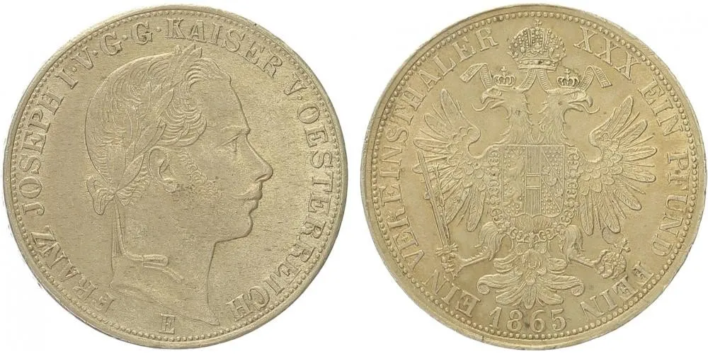 Rakouská a spolková měna, 1857 - 1892 — 1