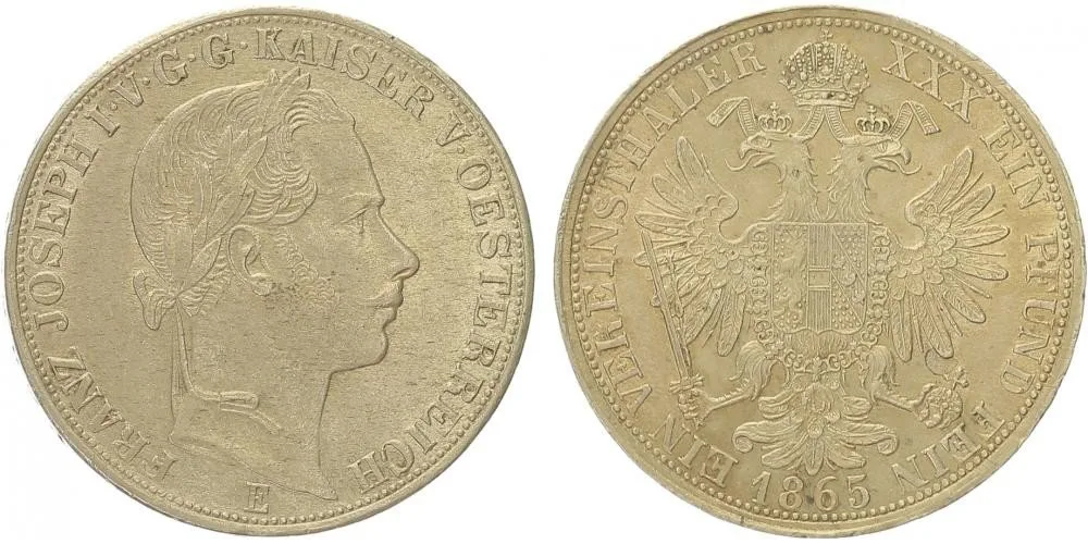 Rakouská a spolková měna, 1857 - 1892 — 1