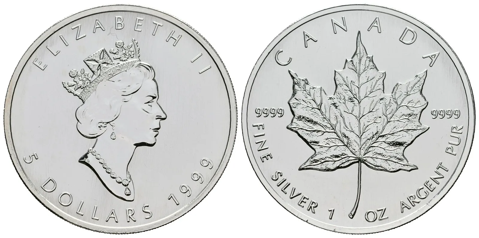 Kanada, 5 Dollars 1999 - Maple Leaf