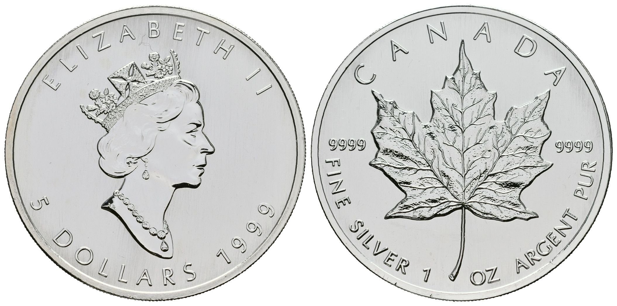 Kanada, 5 Dollars 1999 - Maple Leaf