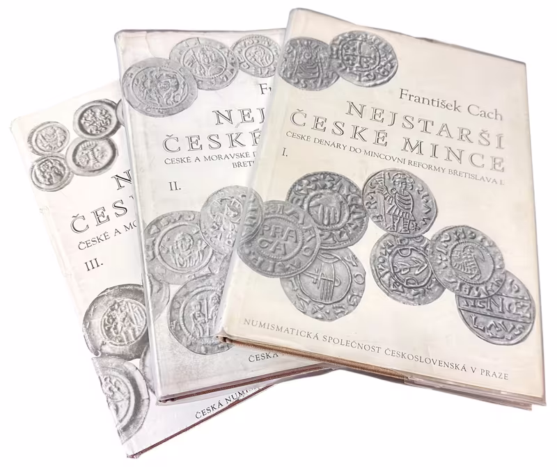 Nejstarší české mince, I. - III. díl