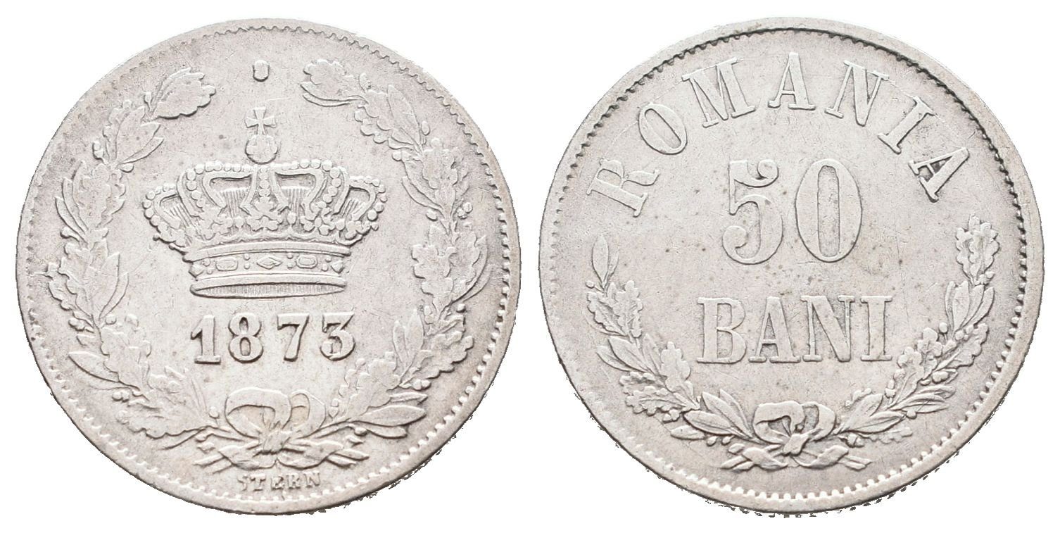 Rumunsko, 50 Bani 1873