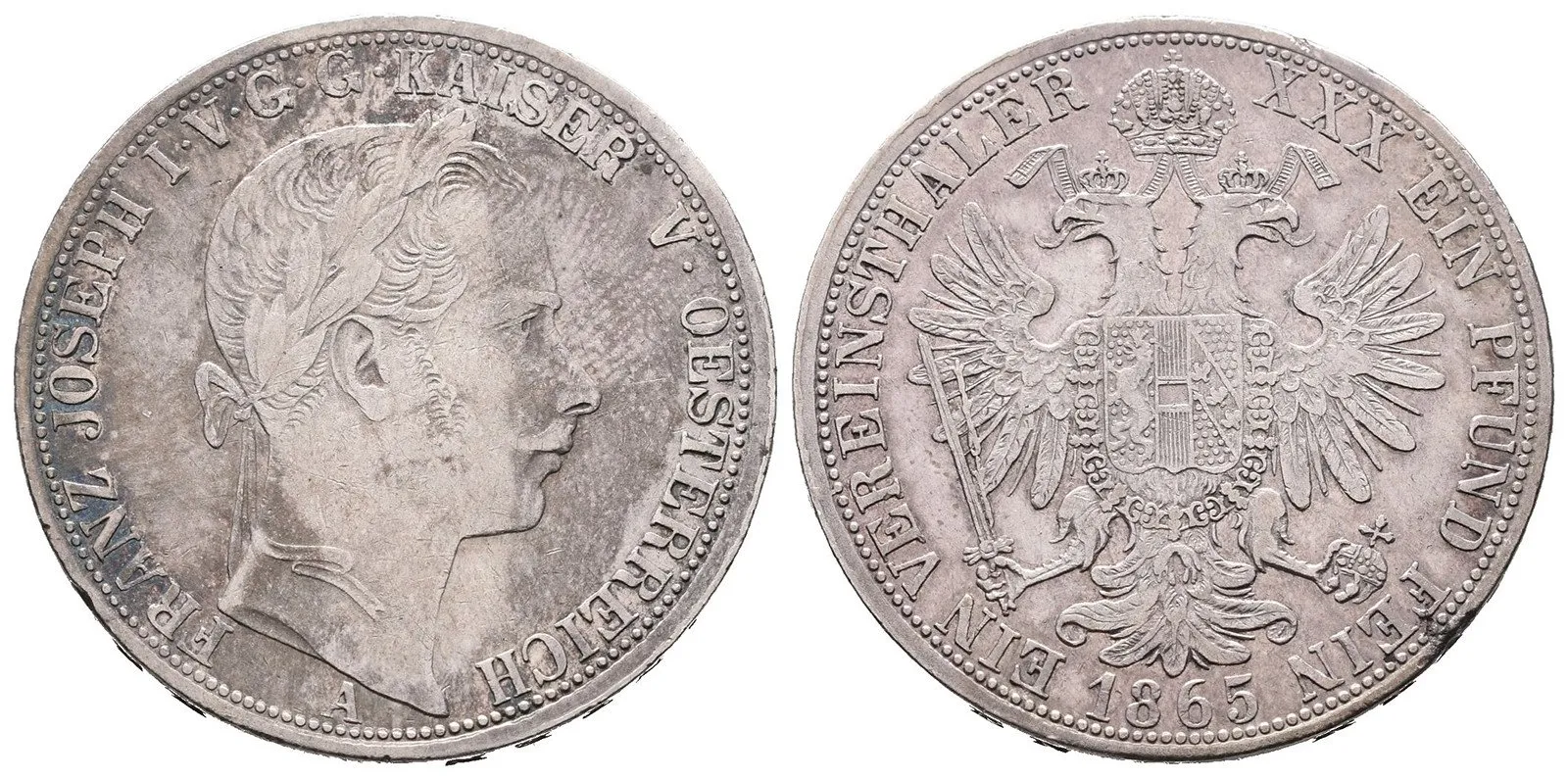 Rakouská a spolková měna, 1857 - 1892 — 1