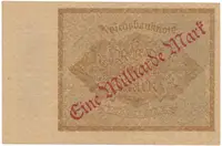 Německo, 1 Milliarde Mark 1923, Ro.110f - fotografie 2