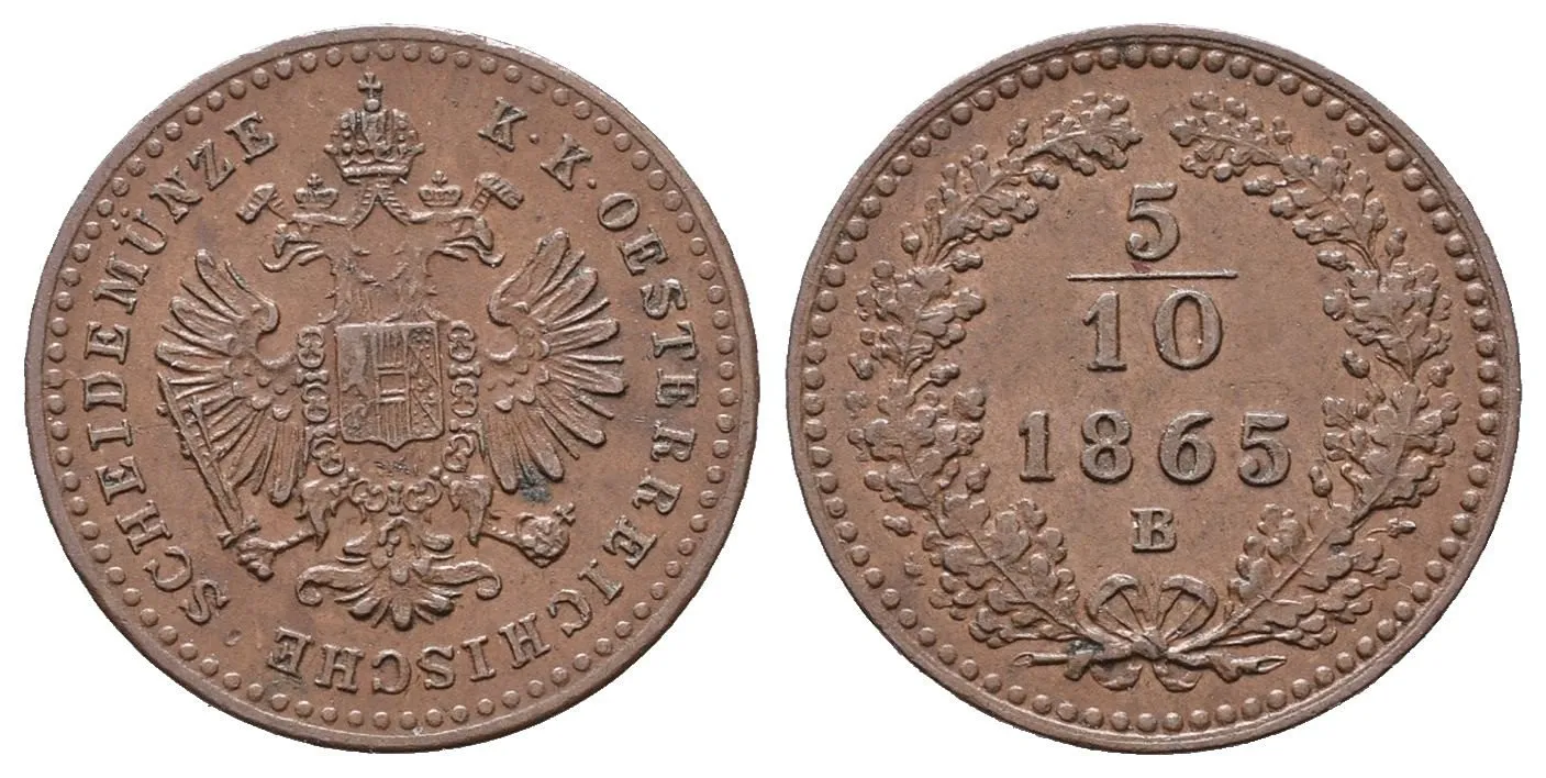 Rakouská a spolková měna, 1857 - 1892 — 1