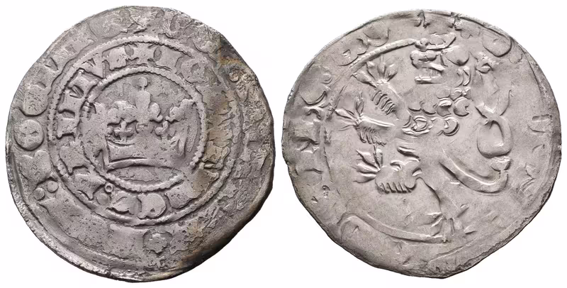 Jan Lucemburský, Pražský groš, Castelin 47