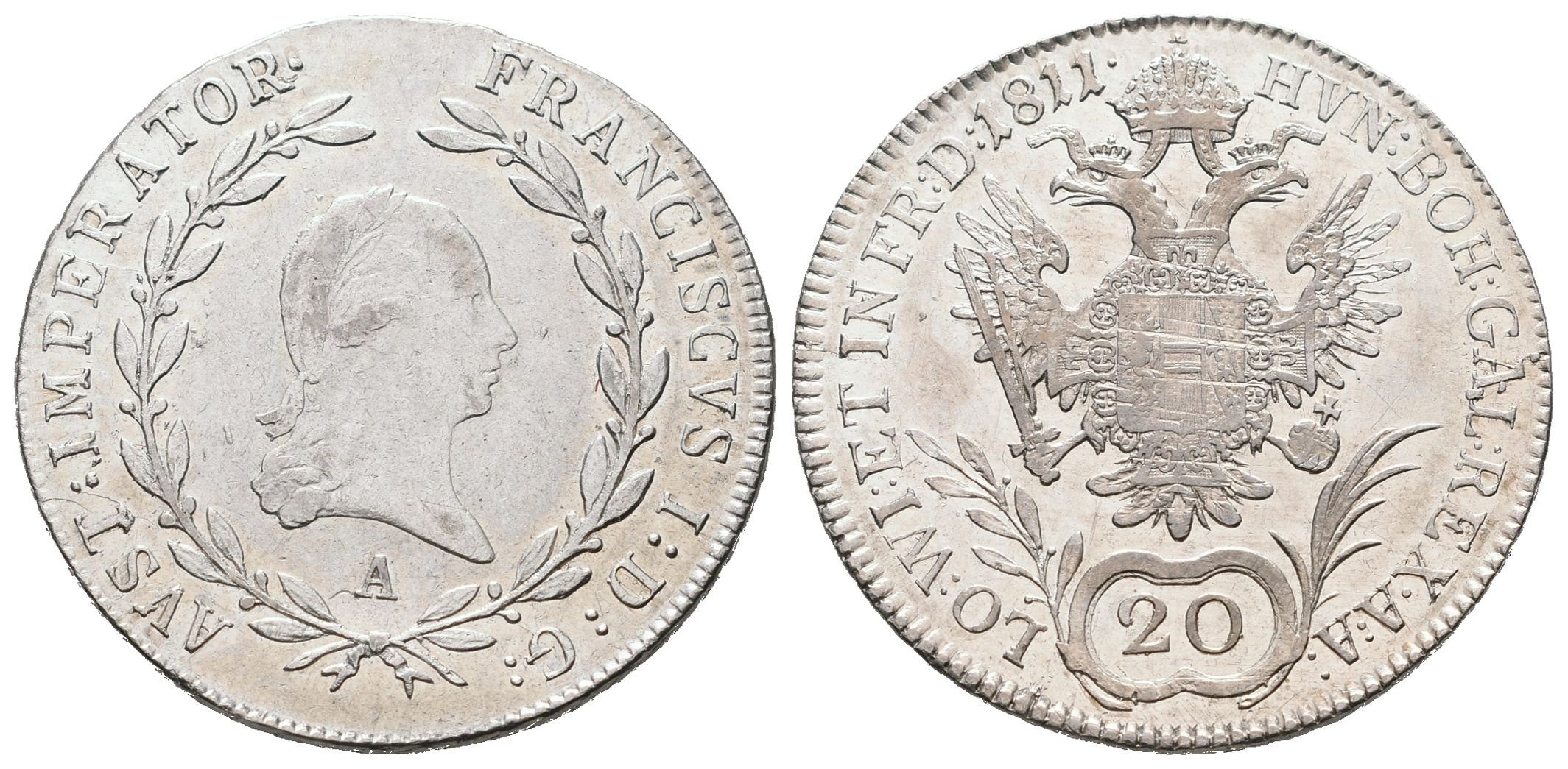 František II., 20 Krejcar 1811 A