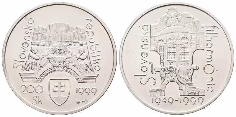 200 Sk 1999 - Slovenská filharmonie, běžná kvalita