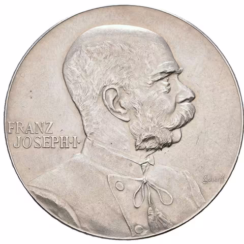 AR Medaile 1898 (A. Scharff) - V. rakouské spolkové střelby Vídni k 50. výročí nastoupení