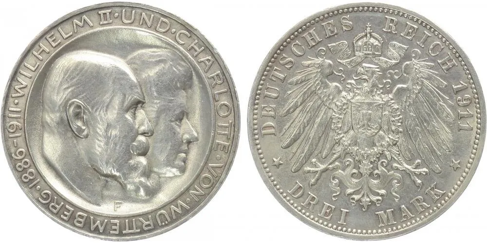 Württemberg, Wilhelm II., 1891 - 1918 — 1