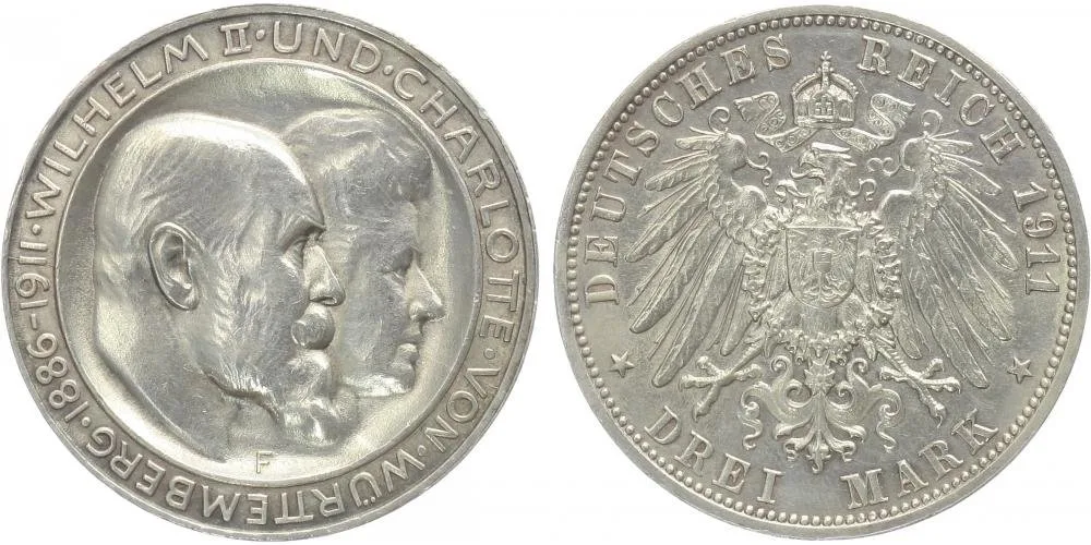Württemberg, Wilhelm II., 1891 - 1918 — 1
