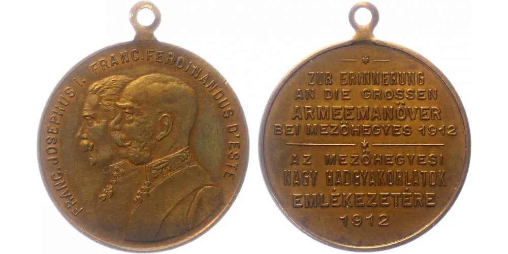 František Josef I., medaile vojenských manévrů — 1