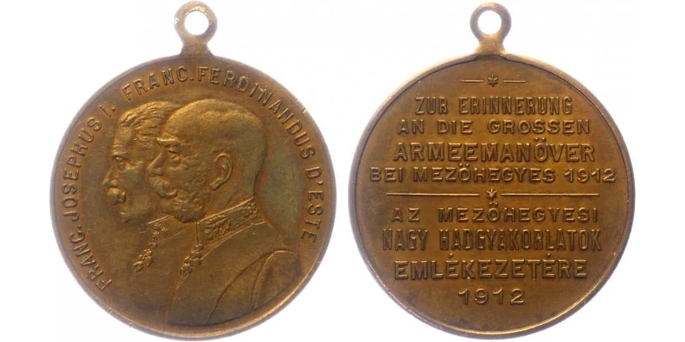 František Josef I., medaile vojenských manévrů — 1