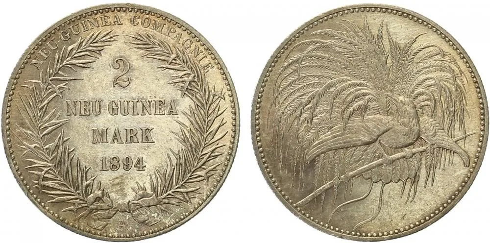 Koloniální ražby, Německá Nová Guinea — 1