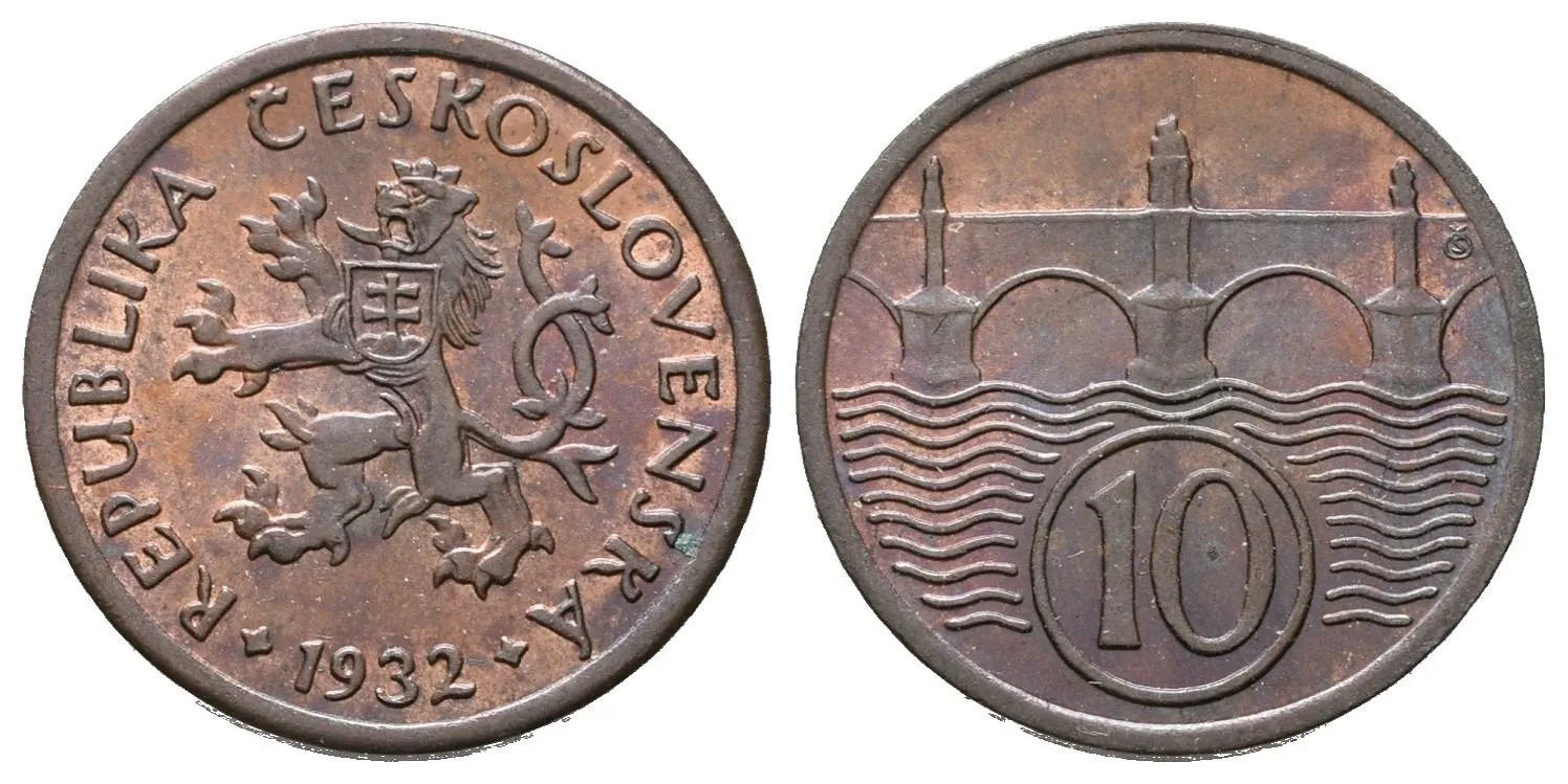10 Haléř 1932