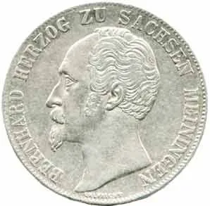 Sasko - Meiningen, Bernhard II., 1821 - 1866 — 1