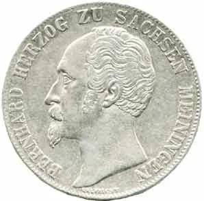 Sasko - Meiningen, Bernhard II., 1821 - 1866 — 1