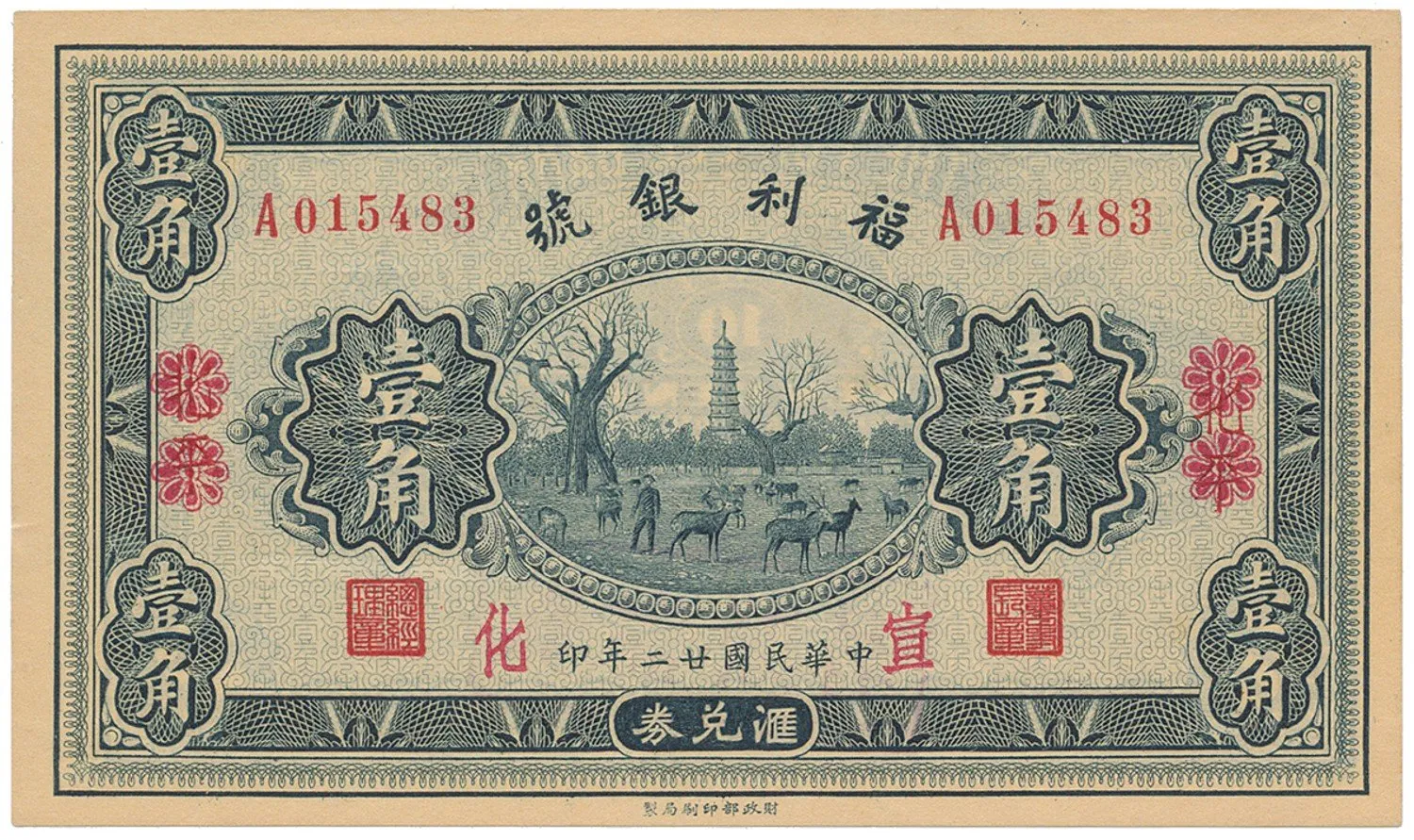 Čína, nouzová vydání - China, Emergency Issues — 1