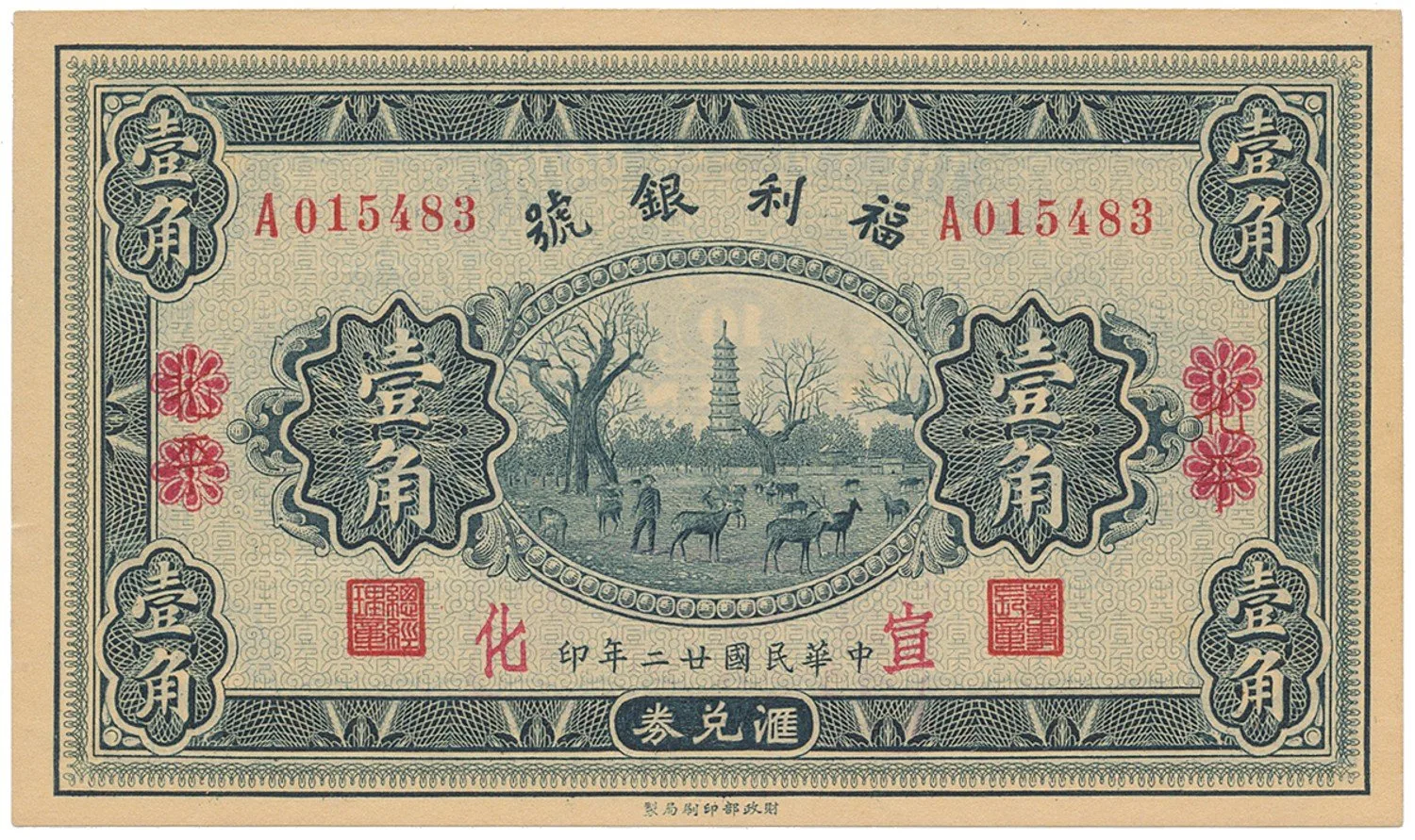 Čína, nouzová vydání - China, Emergency Issues — 1