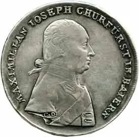 Bavorsko, Maximilian IV./I. Josef, 1799 - 1825 — 1