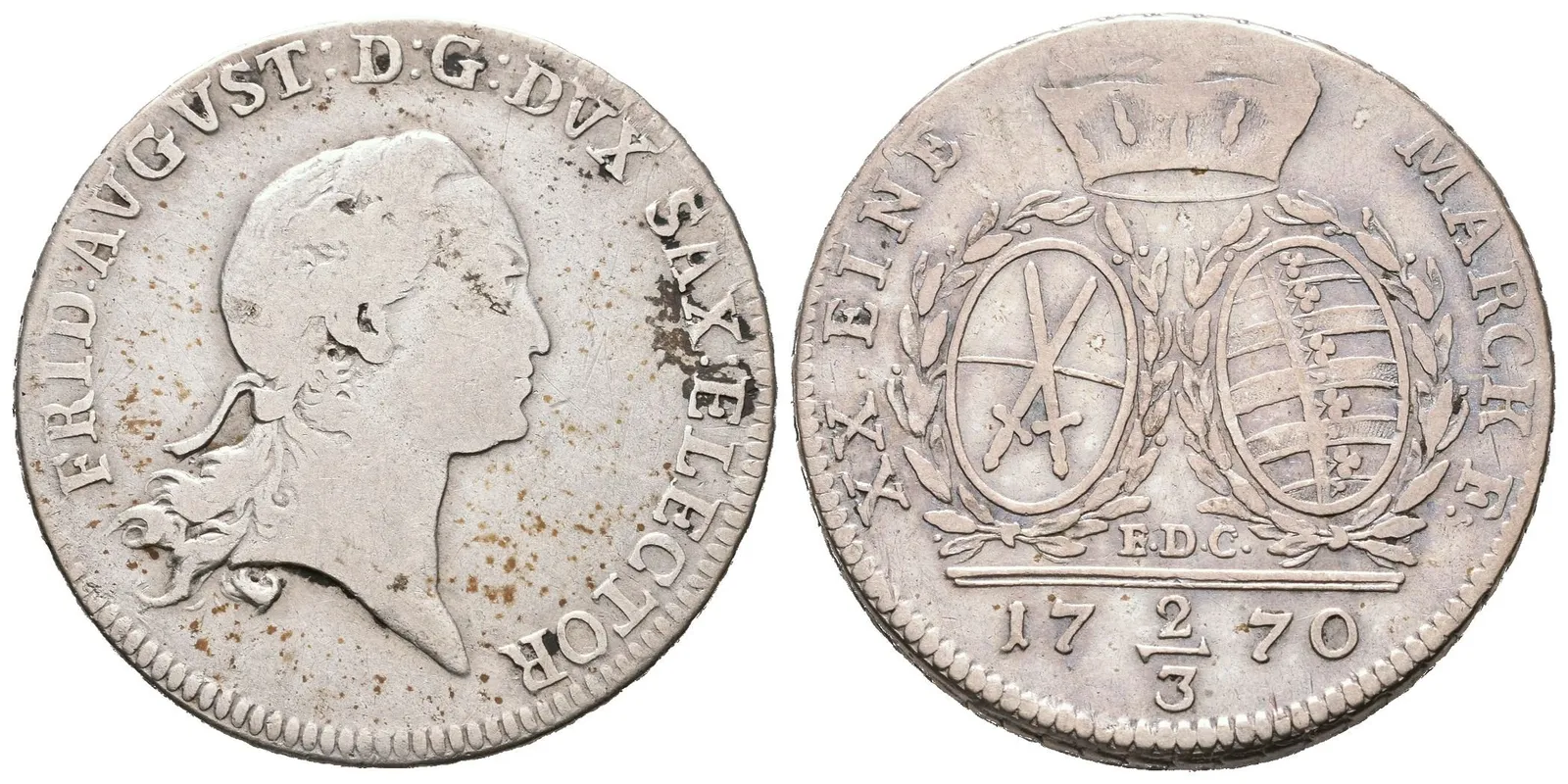 Sasko, 2/3 Tolar 1770