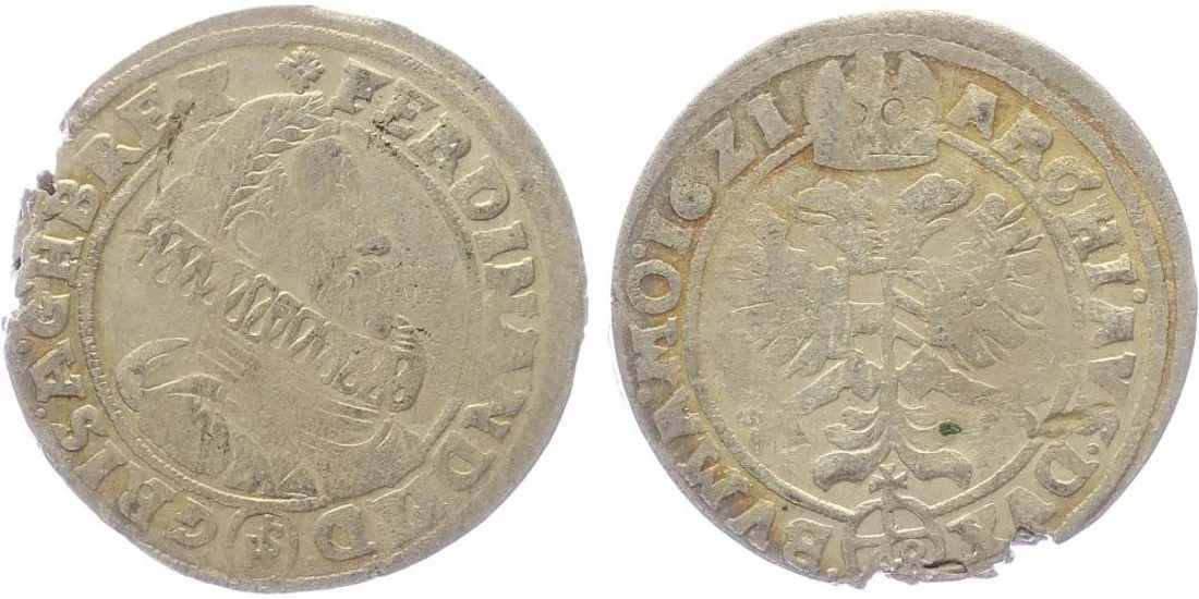 Ferdinand II., 1619 - 1637 (Mince kiprová) — 1