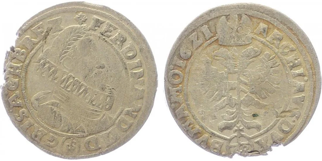 Ferdinand II., 1619 - 1637 (Mince kiprová) — 1