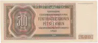500 Koruna 1942, I. vydání, SPECIMEN, Hej.35a.S1 - fotografie 2