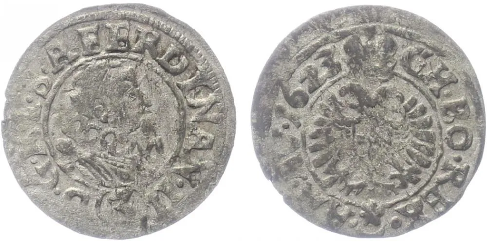 Ferdinand II., 1619 - 1637 (Mince kiprová) — 1