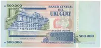 Uruguay, 500.000 Nuevos Pesos 1992, P.77 - fotografie 2