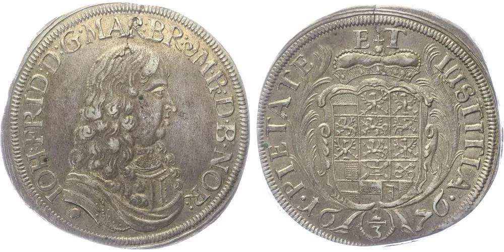 Brandenburg - Ansbach, Johann Friedrich, 1667 - 1686 — 1
