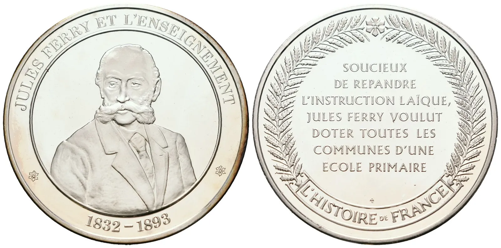 Francie - AR Medaile b.l. - Jules Ferry