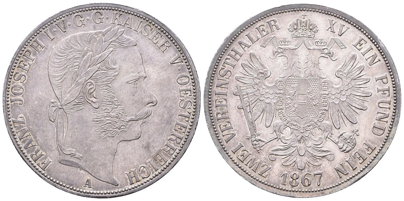Rakouská a spolková měna, 1857 - 1892 — 1